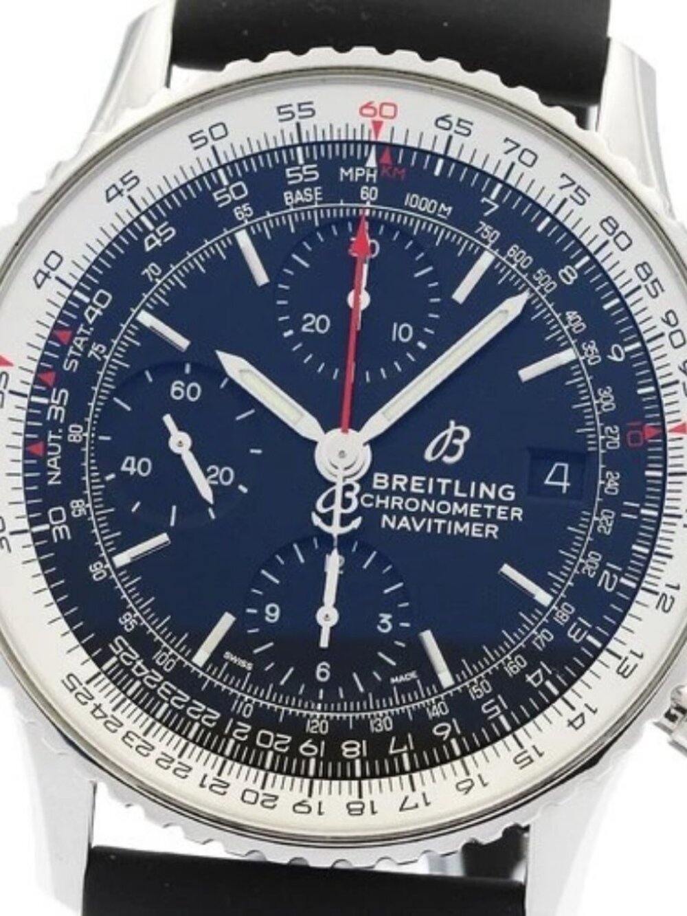 BREITLING Navitimer A13324 Chronograph Black Dial Automatic Men's Watch_957938